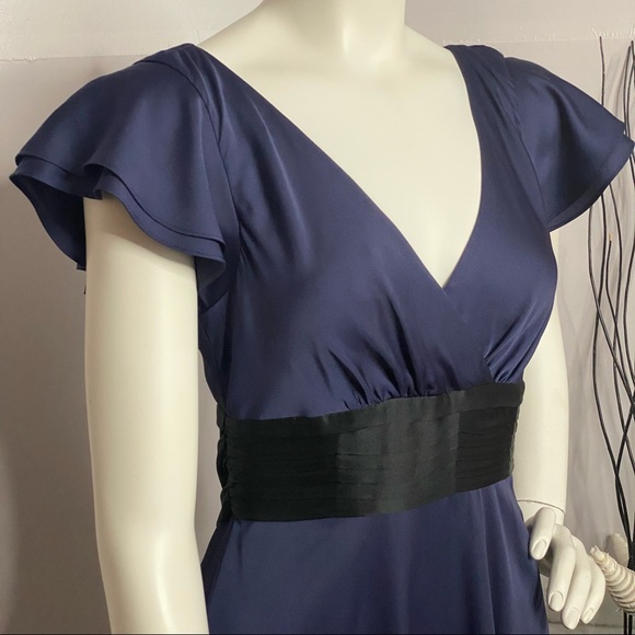 SOLD | BCBGMaxAzria Classic Evening Belted Dress - Picture 3 of 15